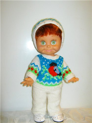 И опять снегири... Комплекты теплой одежды для фэйсинок, паолочек и кукол Готц (фото 2)