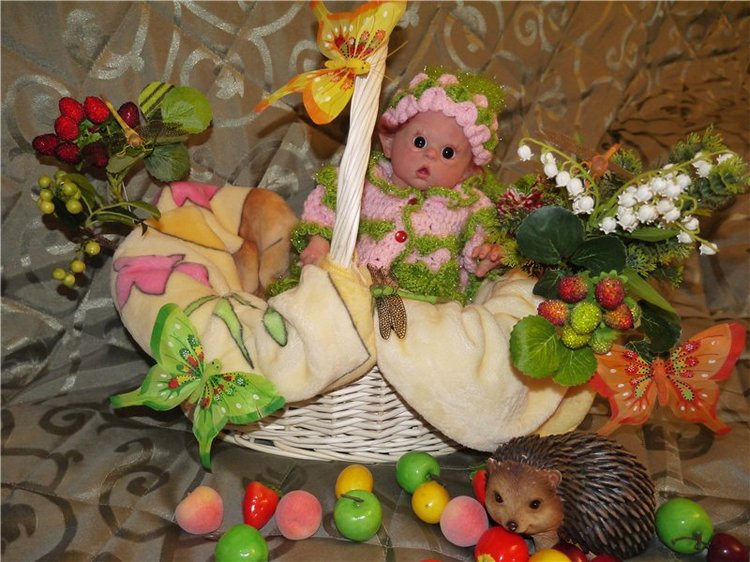 И снова эльфик Лукаша из молдика Офелия, кукла реборн Натальи Фединой, Baby-Zest