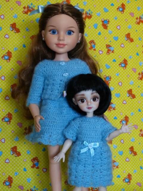 Голубое наваждение или много мохеровой пряжи