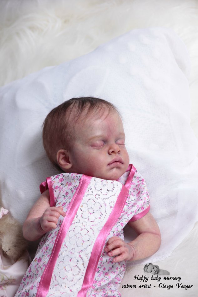 Моя принцесса Крошечка-Кокошечка. Кукла реборн Олеси Венгер