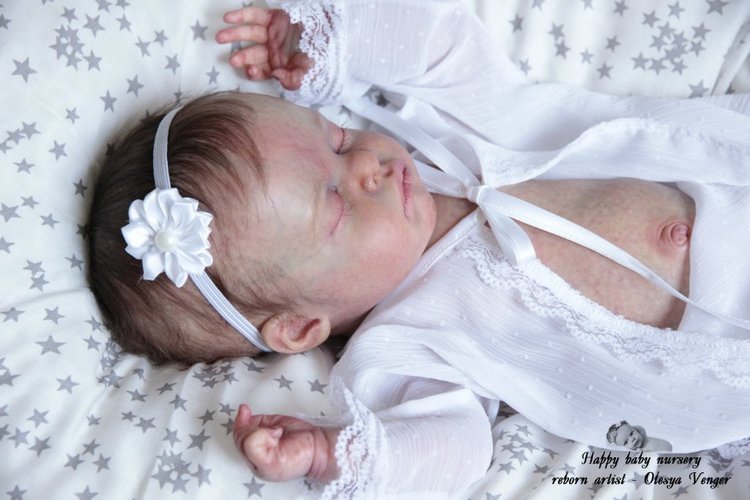 Моя принцесса Крошечка-Кокошечка. Кукла реборн Олеси Венгер