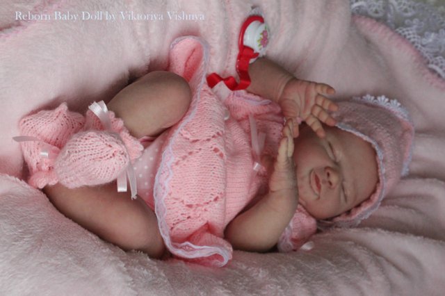 Крохотулька Angeli от Elisa Marx. Куколка реборн Виктории Вишни