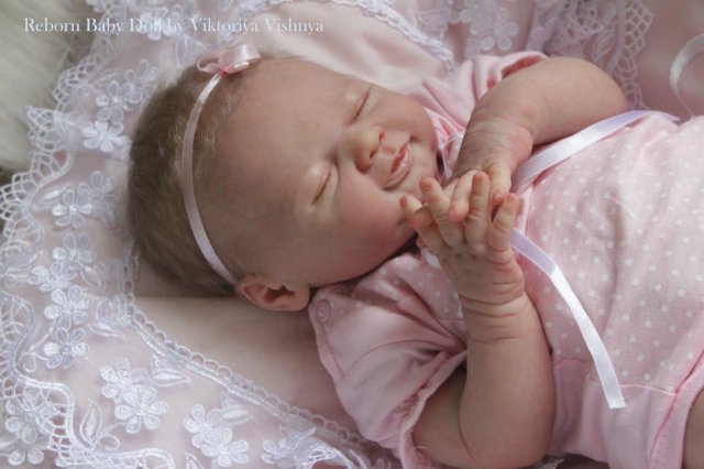 Крохотулька Angeli от Elisa Marx. Куколка реборн Виктории Вишни