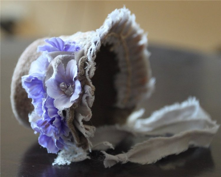 Неожиданно. Шляпка-капор для Монстры (фото 6)