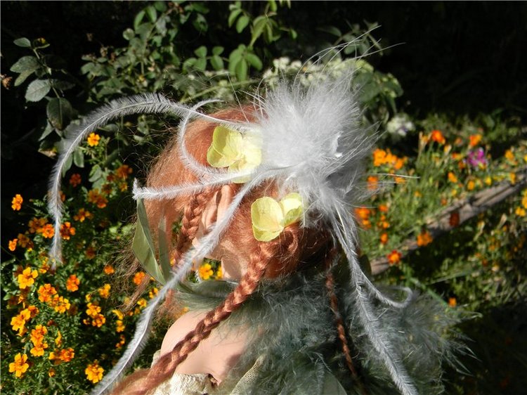 В сентябре пришло к нам лето! Мальва Zwergnase, мой рыжий эльфик