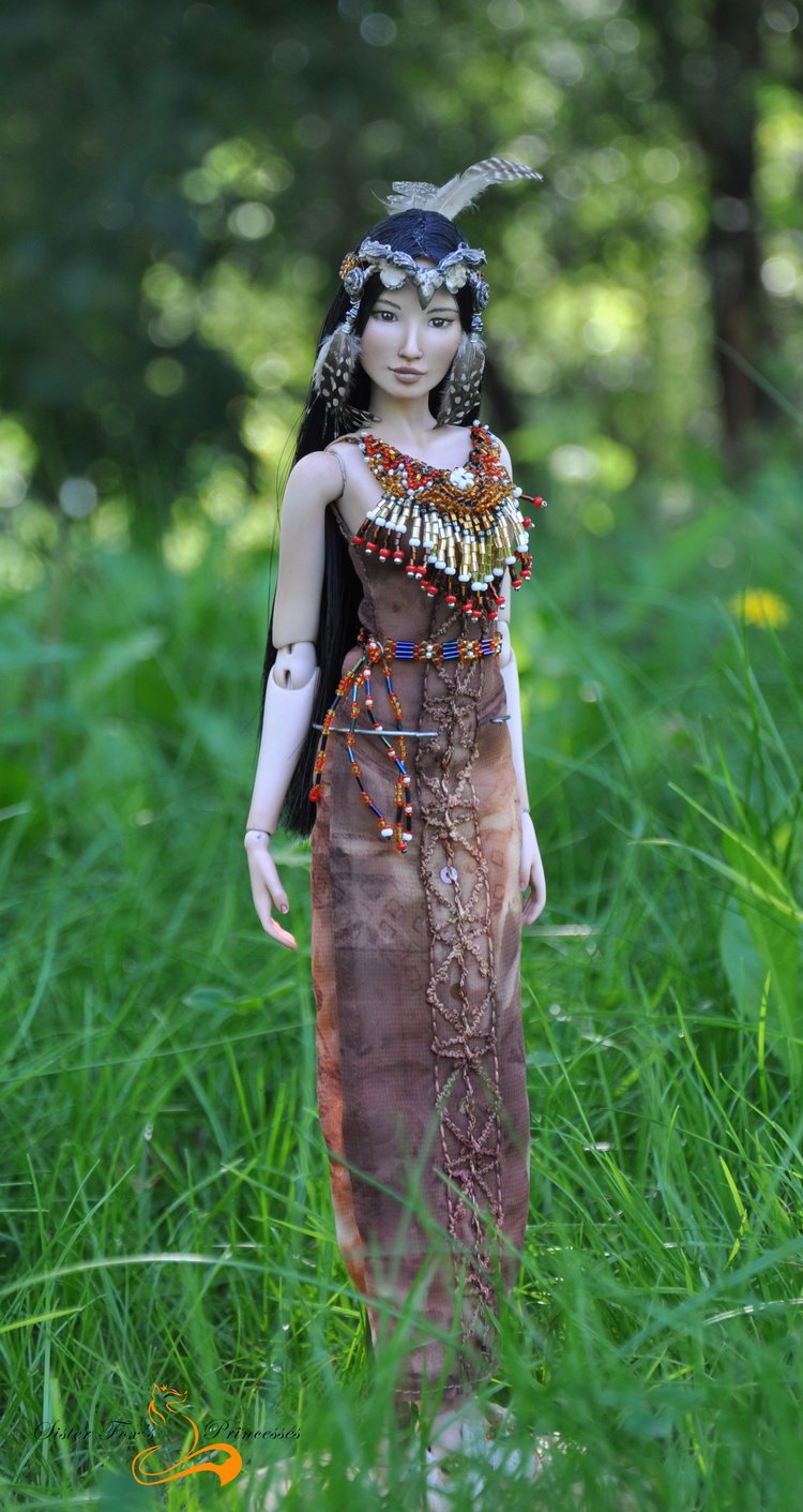 Фарфоровая шарнирная кукла Нейсаллари от SisterFox | Бэйбики Фарфоровая шарнирная кукла Нейсаллари от SisterFox