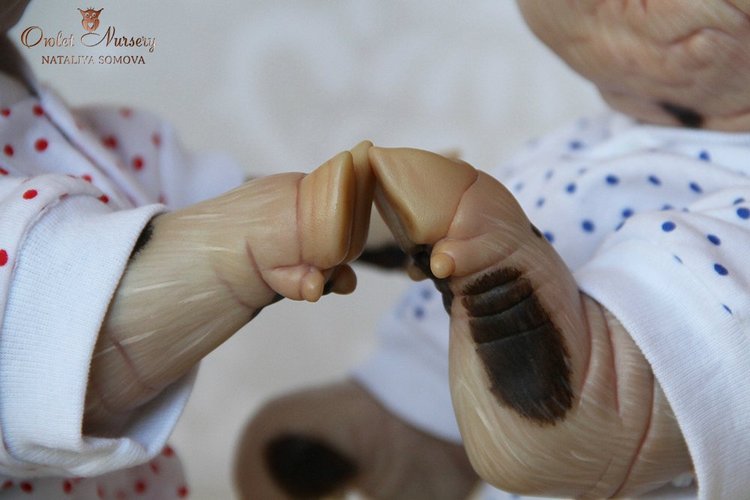 Свинка Пеппа и её младший братик Джордж. Поросята реборн Наталии Сомовой