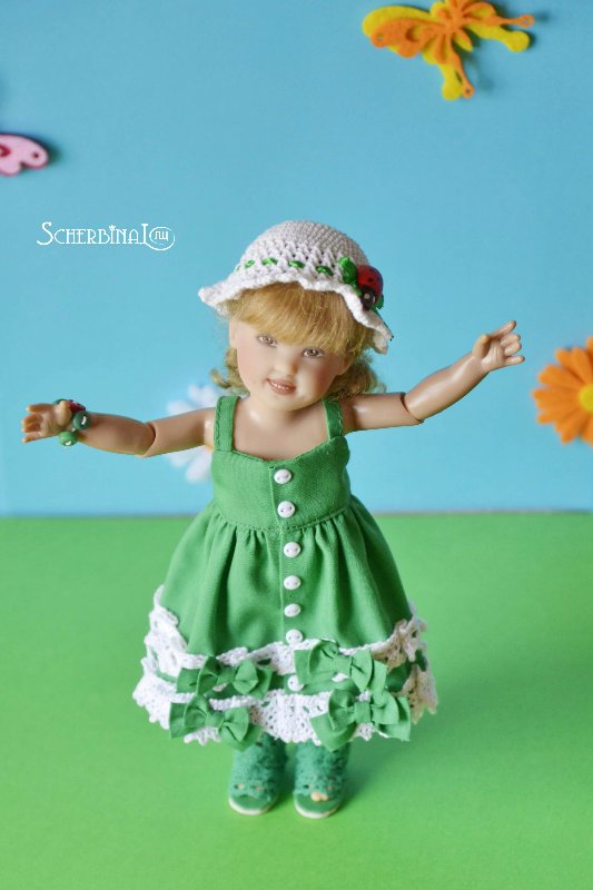 Летняя коллекция платьев для маленьких кукол