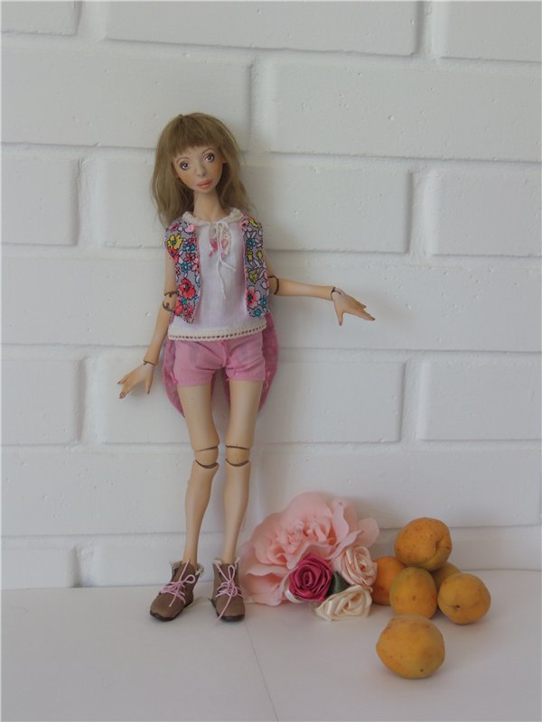 Авторские шарнирные куклы Кислой Валентины. Девочки молда Кузя (фото 5)
