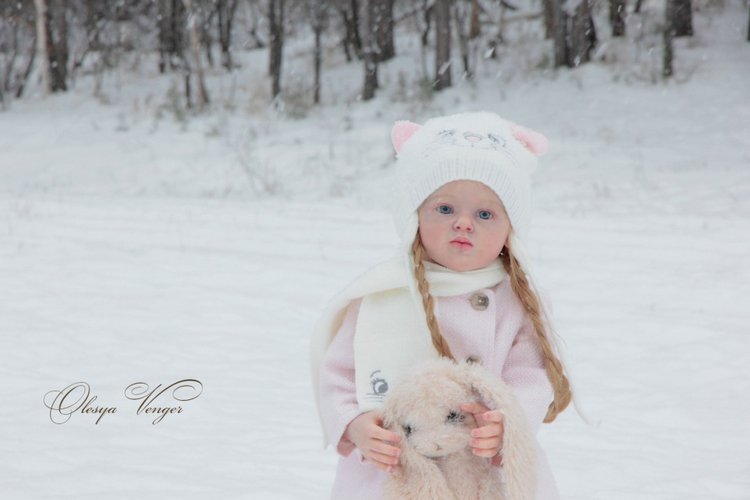 Любите ли вы Зиму так, как люблю ее я? Нэлли, кукла реборн Олеси Венгер