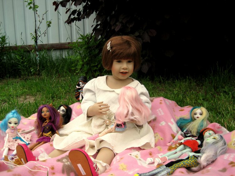 Лерочка и её куклы. Коллекционная кукла Лена Sissel Skille