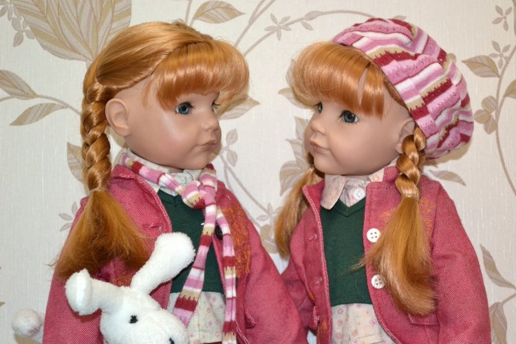 Очаровательные Сарочки-близняшки. Рыжульки 2006 года и Садовницы 2004 года