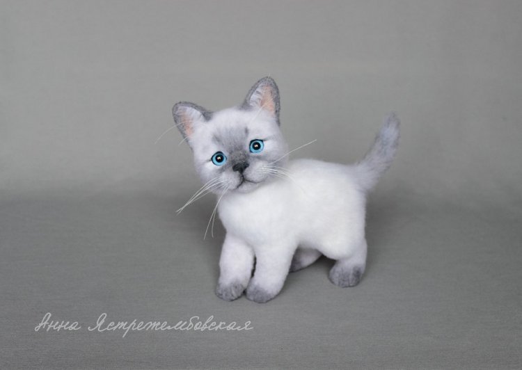 На прогулке — Валяные игрушки из шерсти: сухое валяние (фото 4)