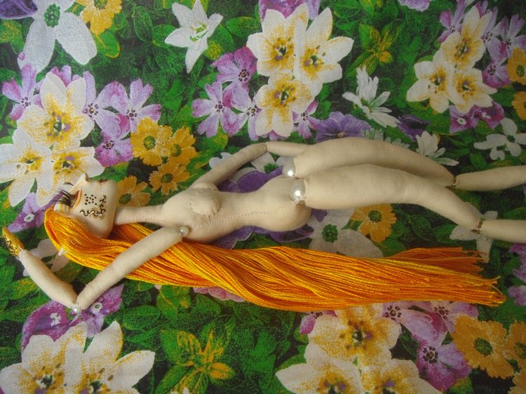 Кукольный эксперимент 4: кукла в смешанной технике