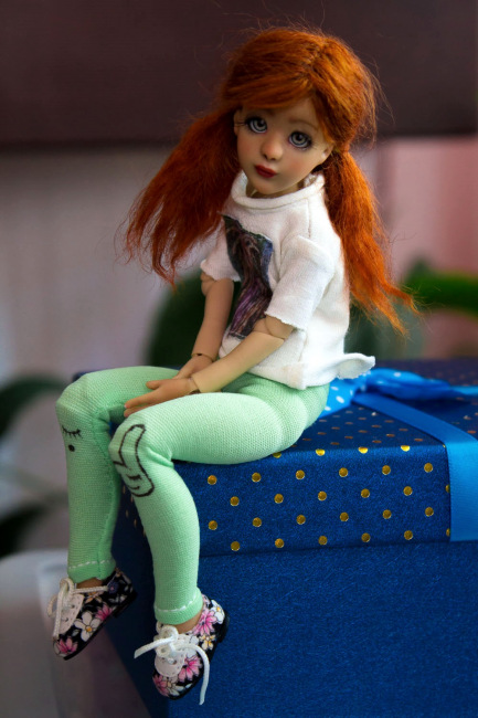 Моя "жемчужинка" Женька. Авторская шарнирная кукла Pearl Ирины Поздняковой P.I.A.Dolls