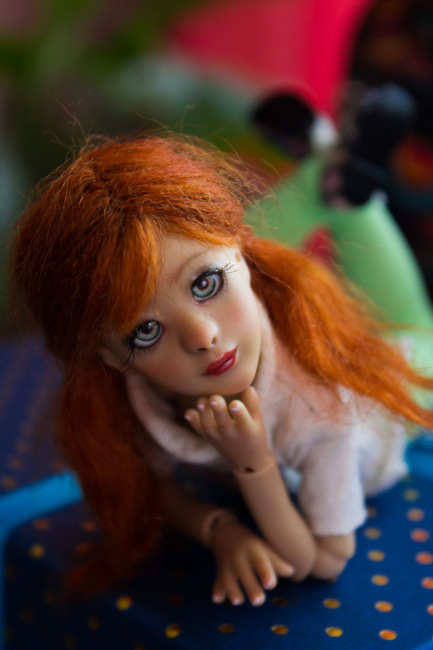 Моя "жемчужинка" Женька. Авторская шарнирная кукла Pearl Ирины Поздняковой P.I.A.Dolls (фото 9)