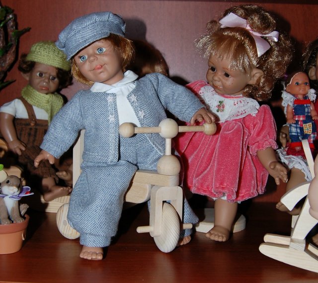 Куклы на полочке — Характерные испанские куклы: пупсы с мимикой (фото 6)