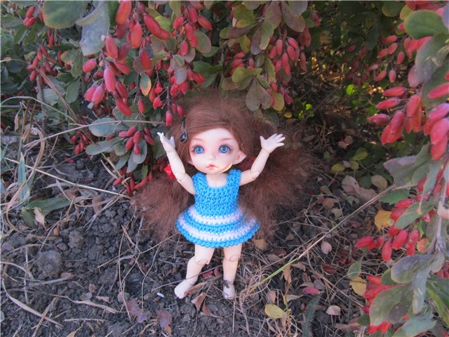 Ксюша на прогулке | Бэйбики Ксюша на прогулке — Куклы Fairyland (ФэйриЛэнд): BJD (БЖД) (фото 8)