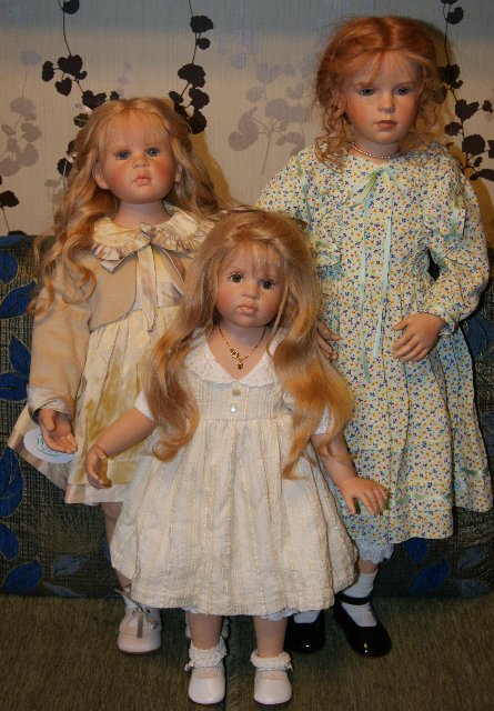 Три сестры - Дария, Виола и Анн -Фабиенн от Walterhauser Puppenfaktur