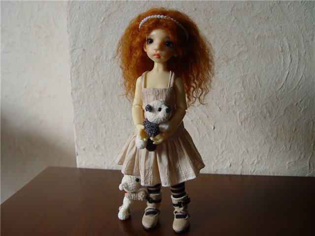 Представляю Вам свою третью девочку от Kaye Wiggs. Коричка Эльф (фото 3)