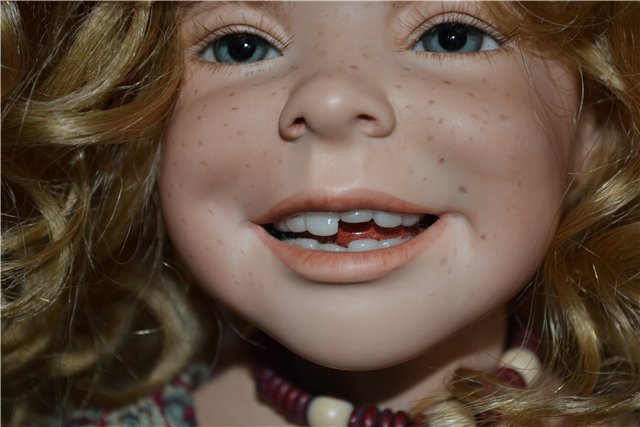 Солнышко в фарфоре! Аннушка от Heidi Plusczok