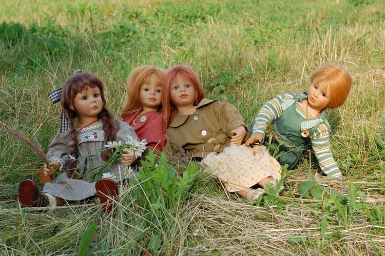 Куклы Bettina Feigenspan-Hirsch или большая прогулка