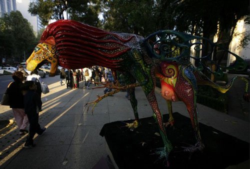 Мексиканские яркие игрушки алебрихе (фото 6)