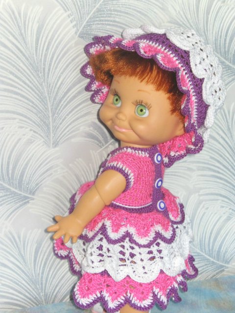 Новая коллекция летних вязаных нарядов для фейсинок, готциков, паолок под названием "Ромашки"