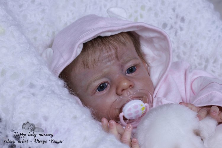 Моё предновогоднее чудо, моя Карлотта. Кукла реборн Олеси Венгер