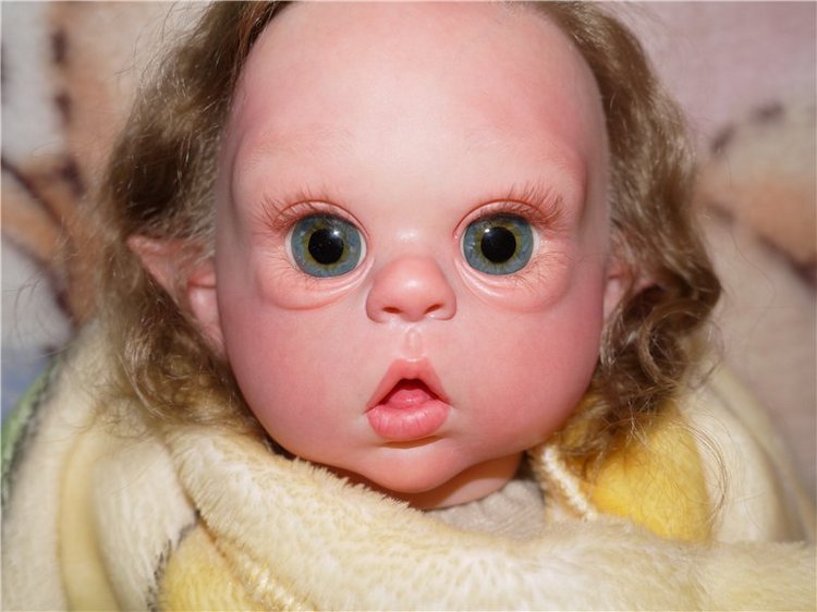 И последняя эльфиечка Марточка из молдика Офелия, кукла реборн Натальи Фединой, Baby-Zest