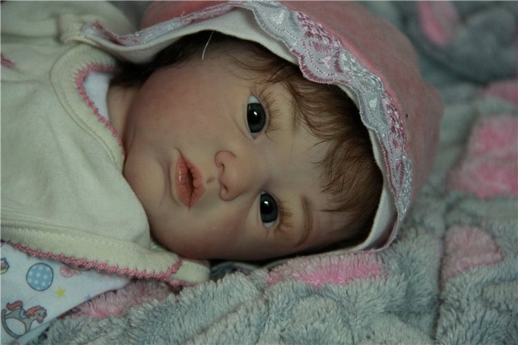 Малышка Карина. Куколка из молда Maike от Gudrun Legler (фото 5)