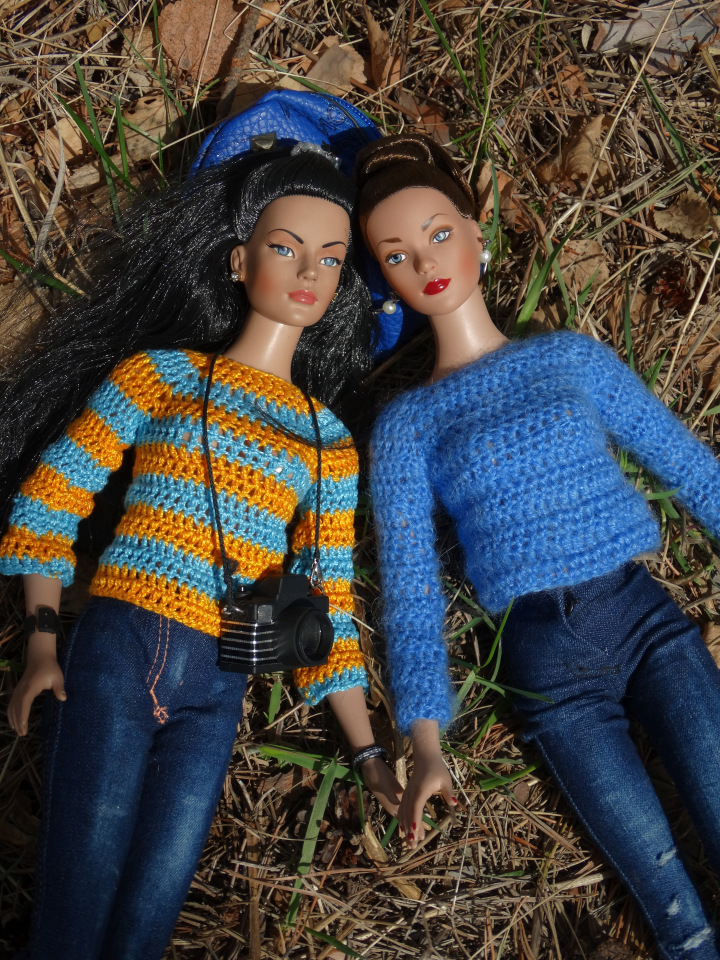 Tonner dolls. Тоннерки на природе