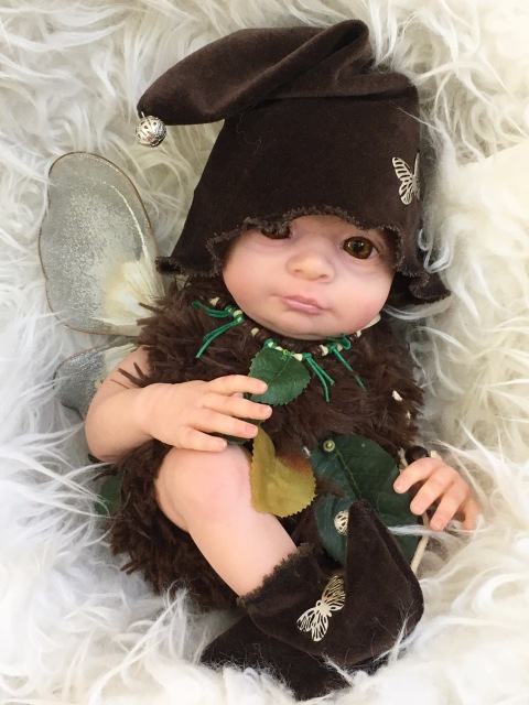 Лесной Эльфёныш,кукла-реборн Элины Кудрявцевой