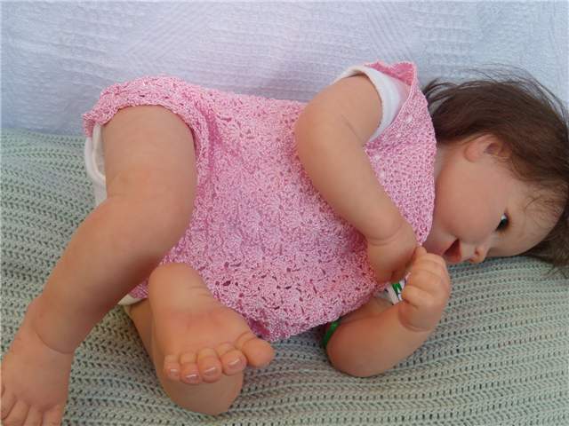 Кукла реборн ДиДи, молд замечательного мастера Линды Мюррей (фото 4)