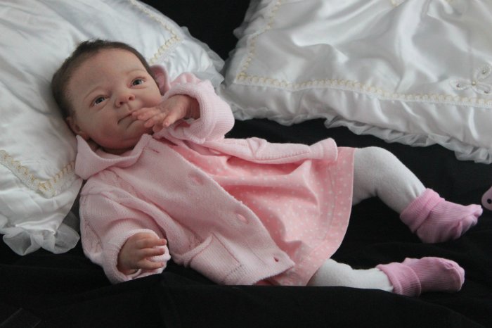 Девочка Ника. Куколка реборн Вишни Виктории (фото 5)