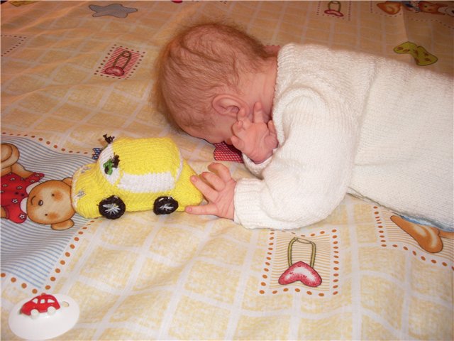 Тest drive или какой же русский не любит быстрой езды. кукла реборн Глебка (фото 6)