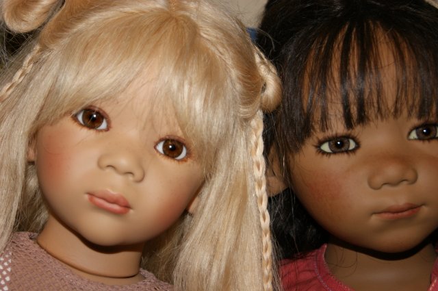 Куклы Swantje и Kumari - две сестрички от Annete Himstedt