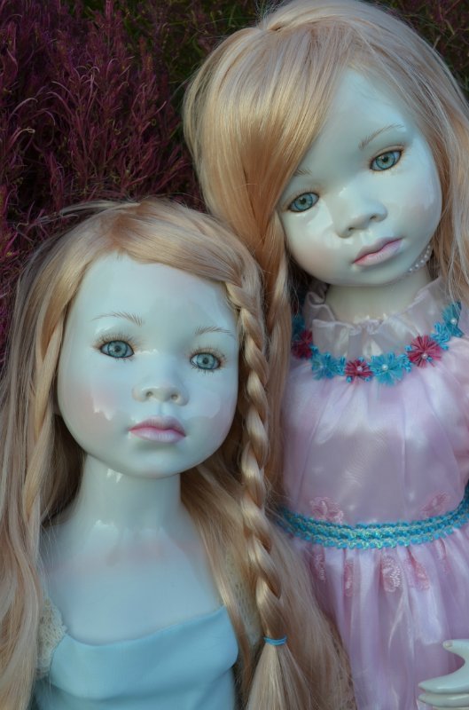 Лунные девочки или необычное творение Ширли (Shirley) - глазурованная кукла Мариэль (Mariele)