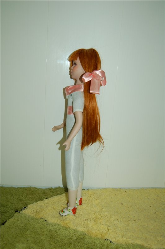 Бедная-богатая девочка. Фарфоровая кукла, парик, макияж