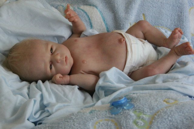 И еще один Ангелочек... Куколка реборн Вишни Виктории (фото 7)