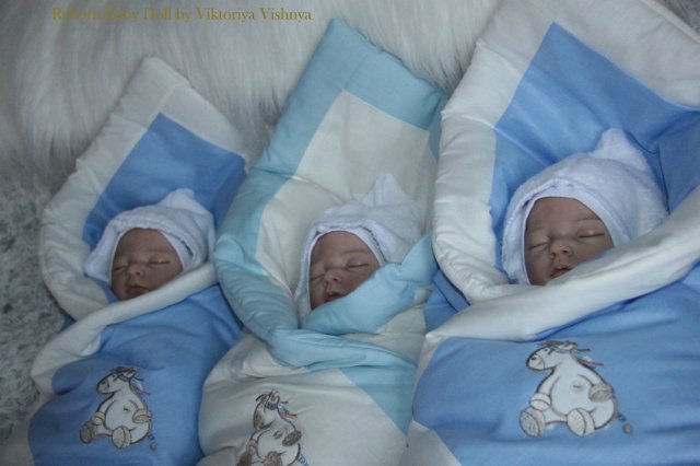 Тройняшки Джошики... Куколки реборн Виктории Вишни