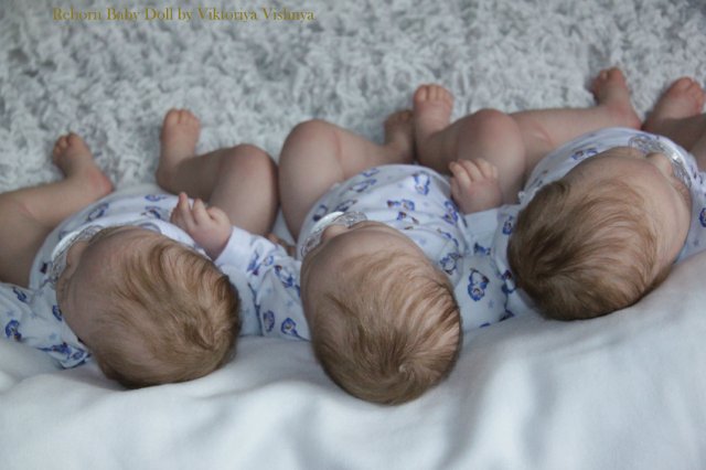 Тройняшки Джошики... Куколки реборн Виктории Вишни