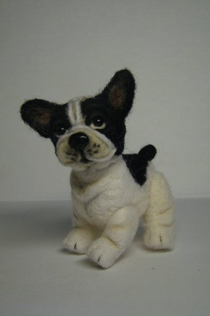 Маленький, но важный. Авторская игрушка валянием из шерсти (фото 2)