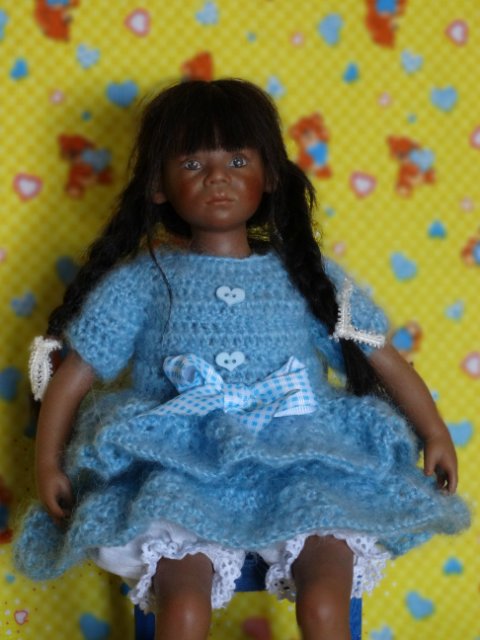 Голубое наваждение или много мохеровой пряжи