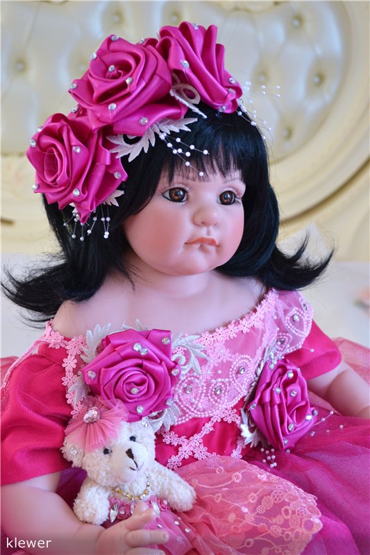 Моя любимая "китайская роза" в новом образе. "China doll" Fayzah Spanos (фото 3)