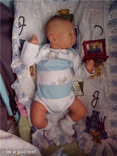 Маленький малыш реборн Андрейка, молд Жульен