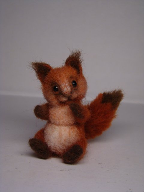 Бельчонок и Ко. Авторские игрушки валянием Ольги Чернухо