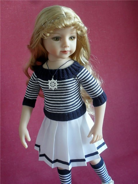 Морские мотивы ушедшего лета и куклы "Maru and friends"