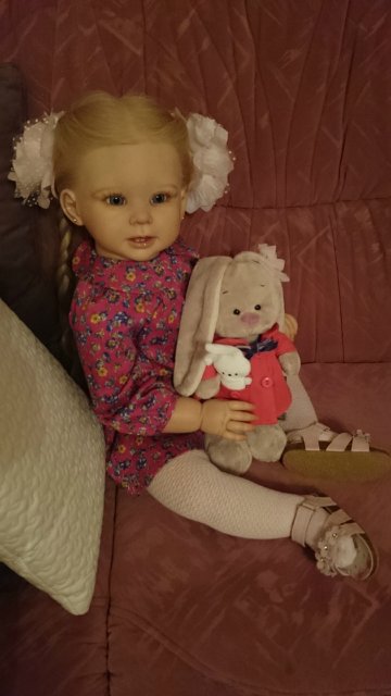 Мое солнышко - малышка Джастина из молда Бонни by Linda Murray