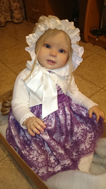 Мое солнышко - малышка Джастина из молда Бонни by Linda Murray (фото 5)